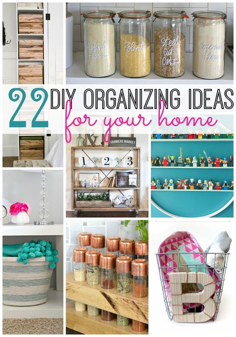 Easy Diy Organization Ideas Follow The Yellow Brick Home Clear The throughout Smart storage solutions for small spaces and big problems