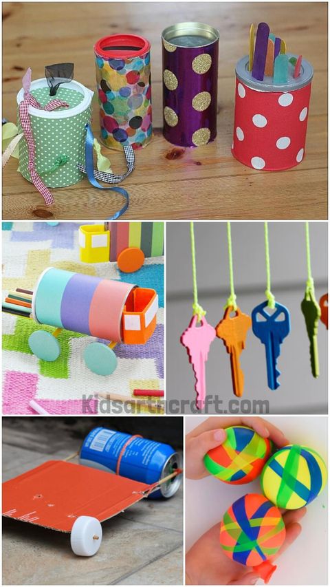Easy Diy Toddler Toys From Recycled Materials - Kids Art & Craft intended for Diy Toys Kids Easy