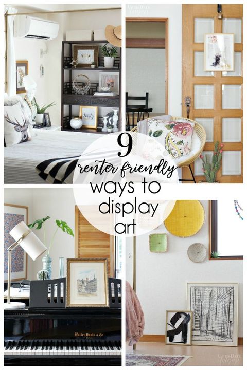 Easy Renter Friendly Decorating Ideas For Art - | Creative Home Decor ... with regard to Renter Friendly Diy Wall Art