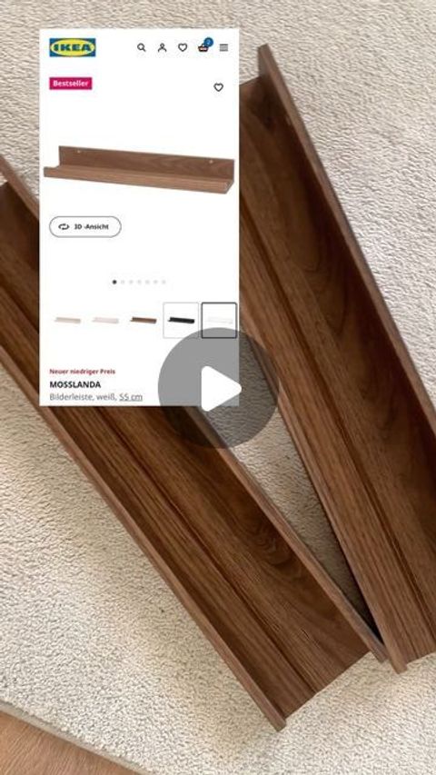 Emine On Instagram: "Ikea Mosslanda Hack! 🪄 Zwei Mosslanda Regale ... throughout Why My Ikea Mosslanda Entryway Failed (And What I Did Differently)