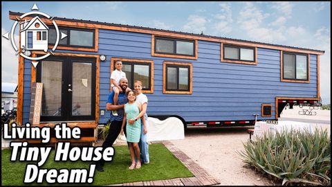Family Tiny House Tour W/ Master Bedroom, 2 Lofts, & Office - Youtube inside Struggling With Tiny House Custom Builds? Here's What's Really Going Wrong