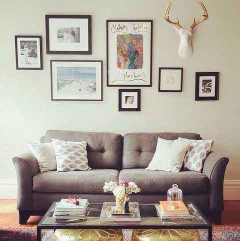 Gallery Wall | Small Apartment Living, Interior Design Tips, Interior ... within The Small Apartment Gallery Wall Mistake That Cost Me $800 to Fix