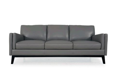 Grey Leather Sofa Collection | Leather Sofas pertaining to Design Tips for Incorporating 68x38 Modern Gray Leather Sofa And Loveseat in Your Home