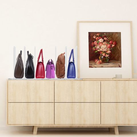 Grusce Purse Organizer Adjustable Shelf Purse Divider Clear Handbag ... with Struggling With Purse Organizers Bottomless Pit? Here's What's Really Going Wrong