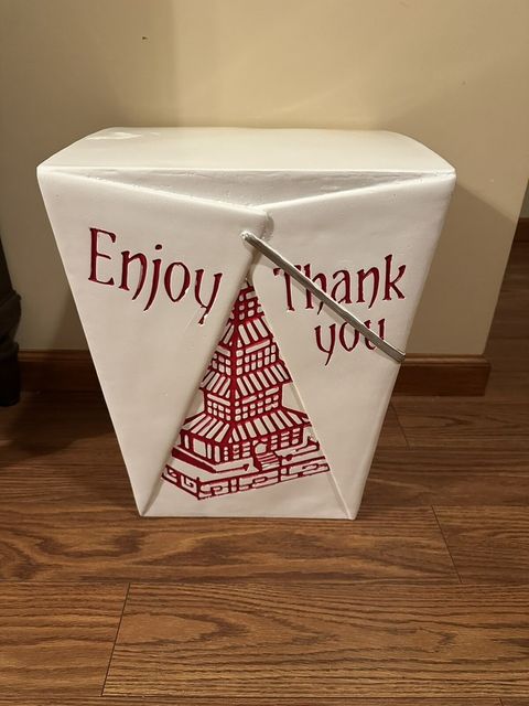 Homegoods Viral Chinese Take Out Food Container Stool Table Free Ship ... within The Viral Gem Homegoods Mistake That Cost Me $500 (And How to Avoid It)