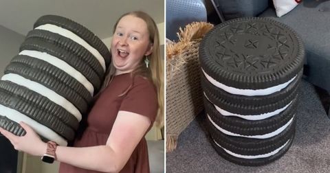 Homegoods's Giant Oreo Stool Goes Viral On Tiktok | Videos | Ps Home with Viral Gem Homegoods Tray