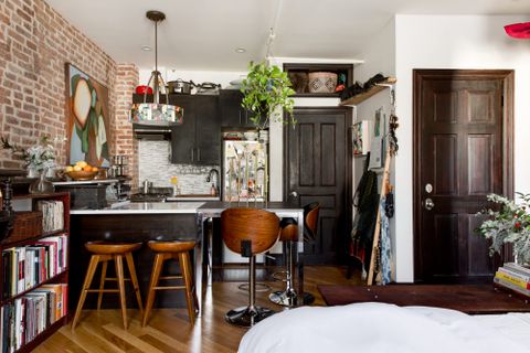 House Tour: A 280 Square Foot Brooklyn Studio Apartment | Apartment Therapy for Brooklyn Apartment Small Space Tour