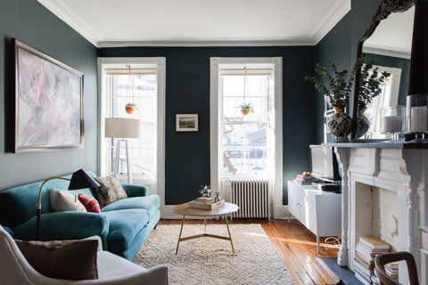 House Tour: A Contemporary, Cozy, Brooklyn Heights Home | Apartment Therapy intended for Struggling With Your Studio Apartment? Here's What's Really Going Wrong
