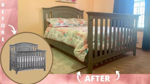How To Crib To Toddler Bed At Stevenfloydo Blog intended for Diy Crib Toddler Bed Conversion