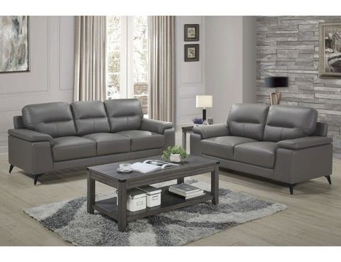 How To Decorate Grey Leather Sofa – Leadersrooms in Design Tips for Incorporating 68x38 Modern Gray Leather Sofa And Loveseat in Your Home