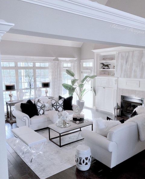 How To Decorate White Living Room - Home Decor throughout Struggling With Living Room White Paint? Here's What's Actually Going Wrong