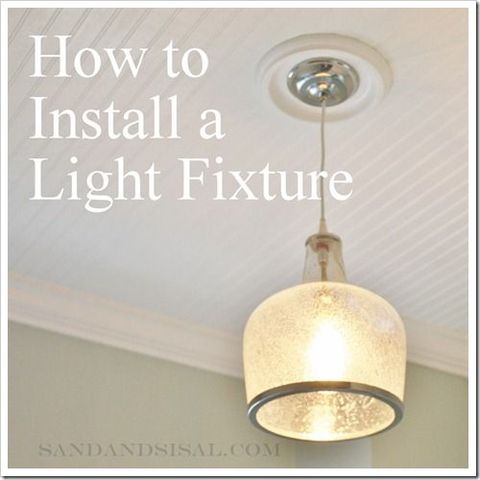 How To Install A Light Fixture In 5 Simple Steps inside Diy Amazon Light Fixture