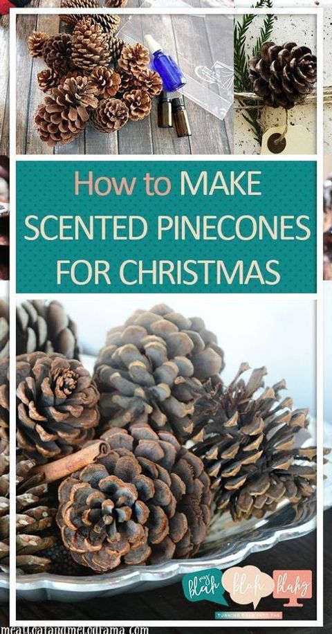 How To Make Scented Pinecones For Christmas| Christmas, Christmas ... throughout Struggling With Diy Scented Pinecones? This Is Why They Don't Last