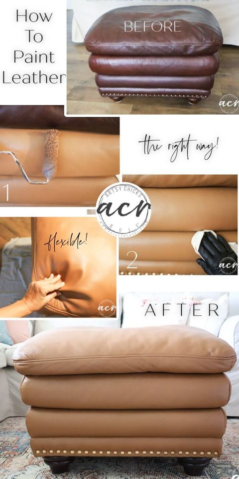 How To Paint Leather (Easy With The Right Products!) In 2024 | Painting ... regarding Struggling With DIY Leather Sofa Paint? This Is What's Really Going Wrong