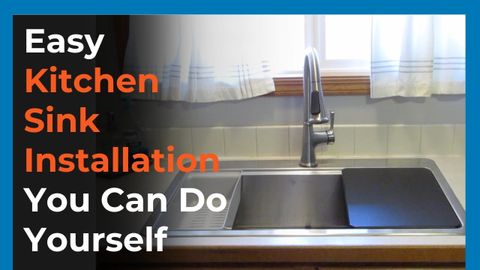 How To Replace A Kitchen Sink And Faucet | Diy Kitchen Sink ... within Diy Kitchen Sink Install