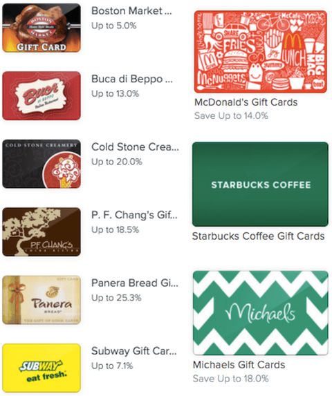 Hurry! Save An Extra $10 On Already Discounted Gift Cards! Subway ... within Save On Gift Cards Sale