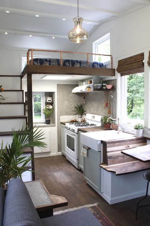 Inspiration For Your Own Tiny House With Small Kitchen Space(5) | Tiny ... pertaining to Tiny House Tour Inspiration Ideas