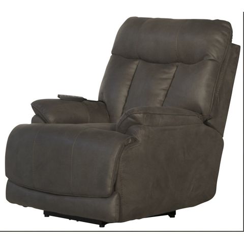 Latitude Run® Anders Power Lay Flat Recliner W/ Adjustable Headrest ... throughout How Anders Leather redefines luxury seating with air match technology