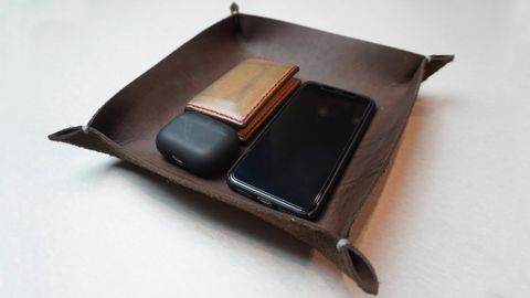 Leather Valet Tray | How To Make - Youtube intended for Why My First DIY Leather Valet Tray Failed (And How I Fixed It)