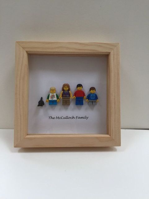 Lego Personalised Family Portrait Frame | Etsy Uk | Personalized Family ... for Diy Lego Family Portrait