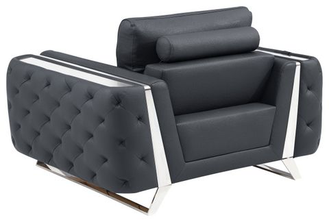 Leonardo Top Grain Italian Leather Chair - Contemporary - Armchairs And ... for Leonardo Top Grain Italian Leather 2Pc Set