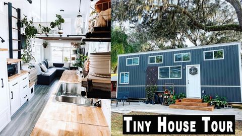 Life In A Beautiful Plant-Filled Tiny House - Full Tour - Youtube regarding Tiny House Living Made Beautiful Through Thoughtful Plant Selection