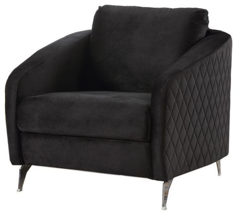 Lilola Home Sofia Black Velvet Fabric Sofa Loveseat Chair Living Room ... inside Understanding the Artisan Craftsmanship Behind Luxury Velvet Upholstery