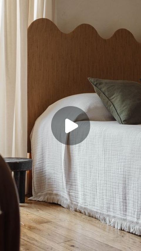 Lone Fox By Drew Michael Scott On Instagram: "Diy Wavy Headboard For ... with How to Create a Stunning Wavy Headboard Using Simple Materials