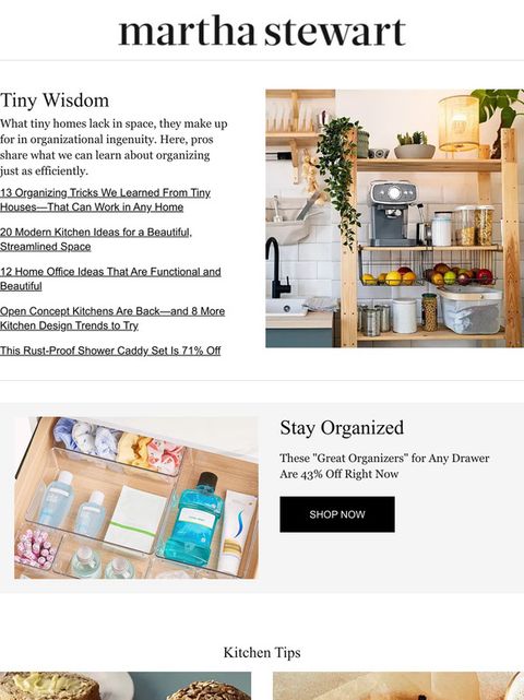 Martha Stewart: 13 Organizing Tricks We Learned From Tiny Houses | Milled for Martha Stewart Organizing Tricks