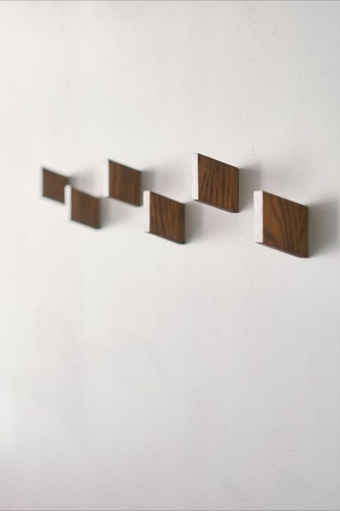 Minimal Style Wooden Wall Hooks For Your Modern Home, Stylish Storage ... inside I Tested 8 Different Small Spaces Wall Hooks Storage Solutions (Here's What Worked)