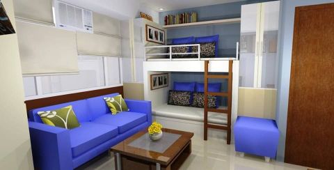Modern Studio Condo Design In Cubao intended for Cool Design Renter Studio