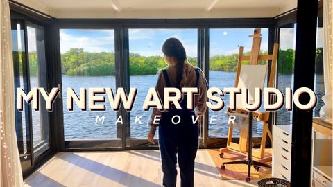 Moving Into My New Art Studio! Extreme Makeover (Part 1) - Youtube for I Spent $1,300 on a Makeover Studio—Here's What Actually Worked (And What Didn't)