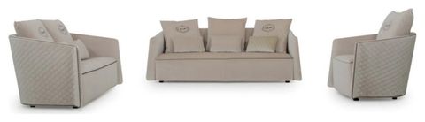 Nate Modern Beige Fabric Sofa Set - Transitional - Living Room ... inside Maximizing Comfort and Style with 120 inch Modern Beige Fabric Sofa Sets