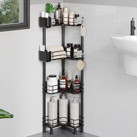 Orimade Corner Shower Caddy Freestanding 4 Tier,Rustproof Floor ... with regard to The Rustproof Caddy Mistake That Cost Me $150 to Replace
