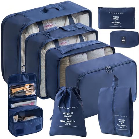 Packing Cubes 9 Set, Travel Packing Organizers For Suitcase Set Luggage ... for The Eco Friendly Suitcase Organizer Mistake That Cost Me $150 (And How to Avoid It)