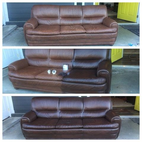 Paint Leather Couch Diy At Ronald Roe Blog regarding Step-by-step tutorial for revitalizing old leather couches at home