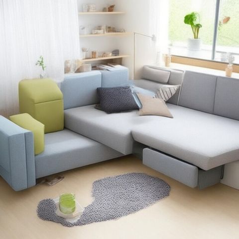 Premium Photo | A Spacesaving Sofa Perfect For Small Apartments ... with regard to Multifunctional Sofa Secrets I Wish Someone Had Told Me Earlier (But Did)