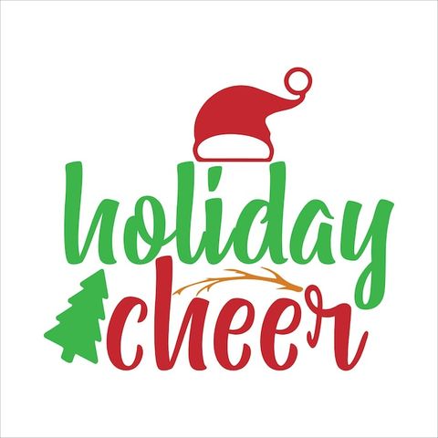 Premium Vector | Holiday Cheer intended for Holiday Cheer 350 Sq Ft Tour