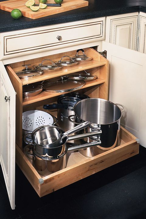 Pull Out Cabinet Drawers For Pots And Pans At Sherry Powers Blog throughout Simple DIY solutions for worn-out kitchen cookware