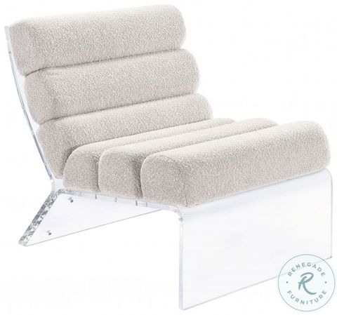 Serreta Ivory Boucle Armless Accent Chair From Coaster Furniture ... pertaining to Why the Raleigh Boucle Upholstered Armless Chair Ivory Remains a Timeless Seating Choice