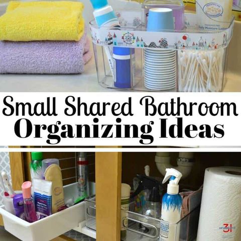 Small Bathroom Organizing Ideas - Organize A Small Shared Bathroom regarding Tiny Home Bathroom Organizing Tips