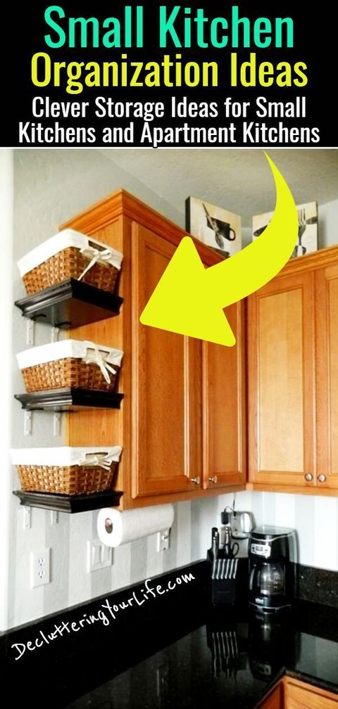 Small Kitchen Shelf And Storage Ideas For Serious Kitchen Organization ... for Diy Organization Small Kitchens
