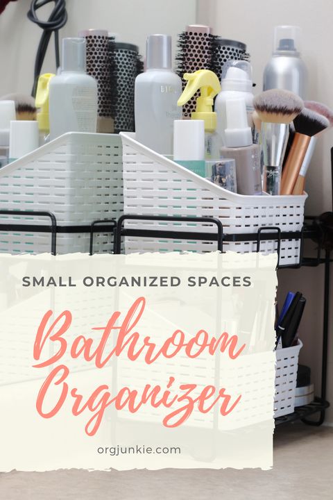 Small Organized Spaces ~ Bathroom Organizer For Your Products ... pertaining to Small Bathroom Organization Secrets I Wish Someone Had Told Me Earlier