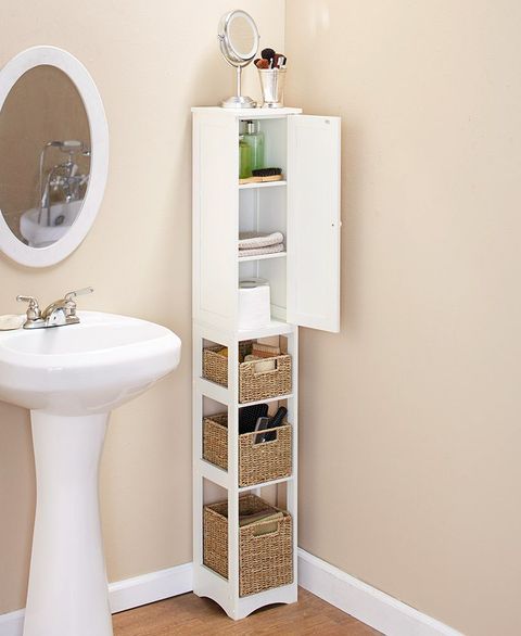 Smart Small Bathroom Storage Units Wooden Mantelpiece Shelf intended for Why Most Small Bathroom Storage Ideas Fail (And What Works Instead)