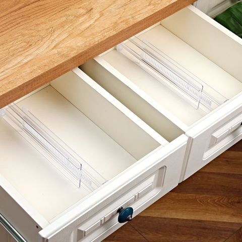 Teissuly Adjustable Kitchen Utensils Dividers Drawer Organizers ... inside Walmart Divided Drawer Organizers