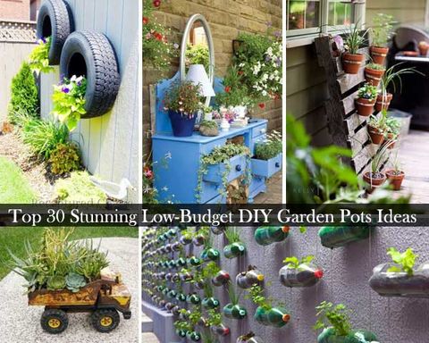 Top 30 Easy & Cheap Diy Garden Pots And Containers inside Diy Budget Planters Ideas