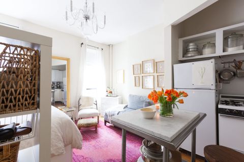 Tour A Very Small But Super Sweet 190-Square-Foot Studio | Tiny Studio ... regarding Small Apartment Real Homes Tour