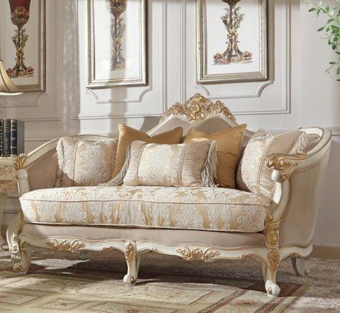 Traditional Loveseat In White Fabric Traditional Style Homey Design Hd ... with regard to The Artisan Craft Behind Winfrey Traditional Loveseat Excellence