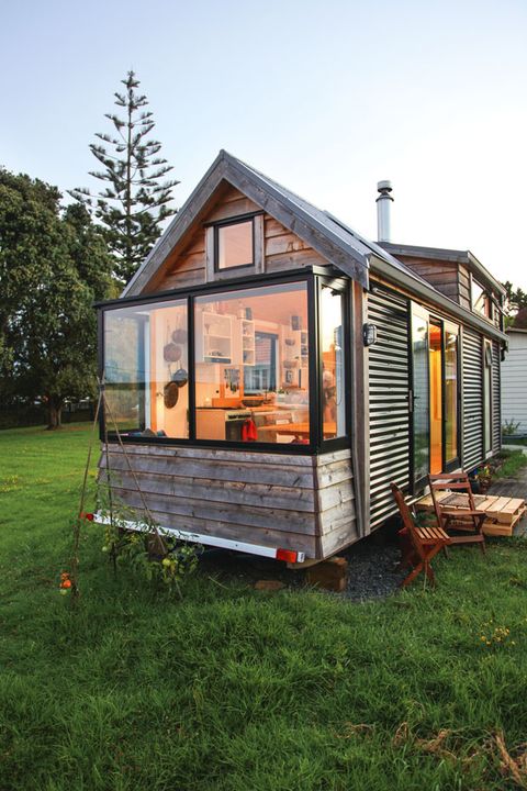Video Sustainable Living In A Tiny House On Wheels Take A Tour Of Cam ... pertaining to Tiny House On Wheels Photos Tour