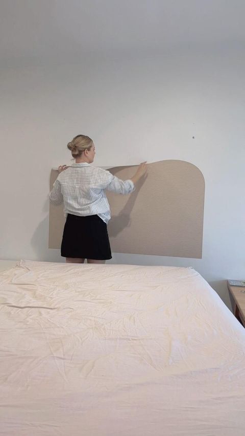 Wavy Headboard Diy | Diy Bed Headboard, Diy Headboard Upholstered ... for Diy Wavy Headboard Must See